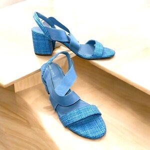 ANNE KLEIN Ressa Heeled Sandal Women’s 10M Blue